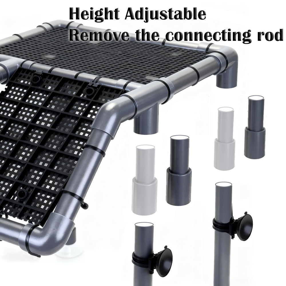 Battbeyle 8-suction-cups secure the dock in place during activity