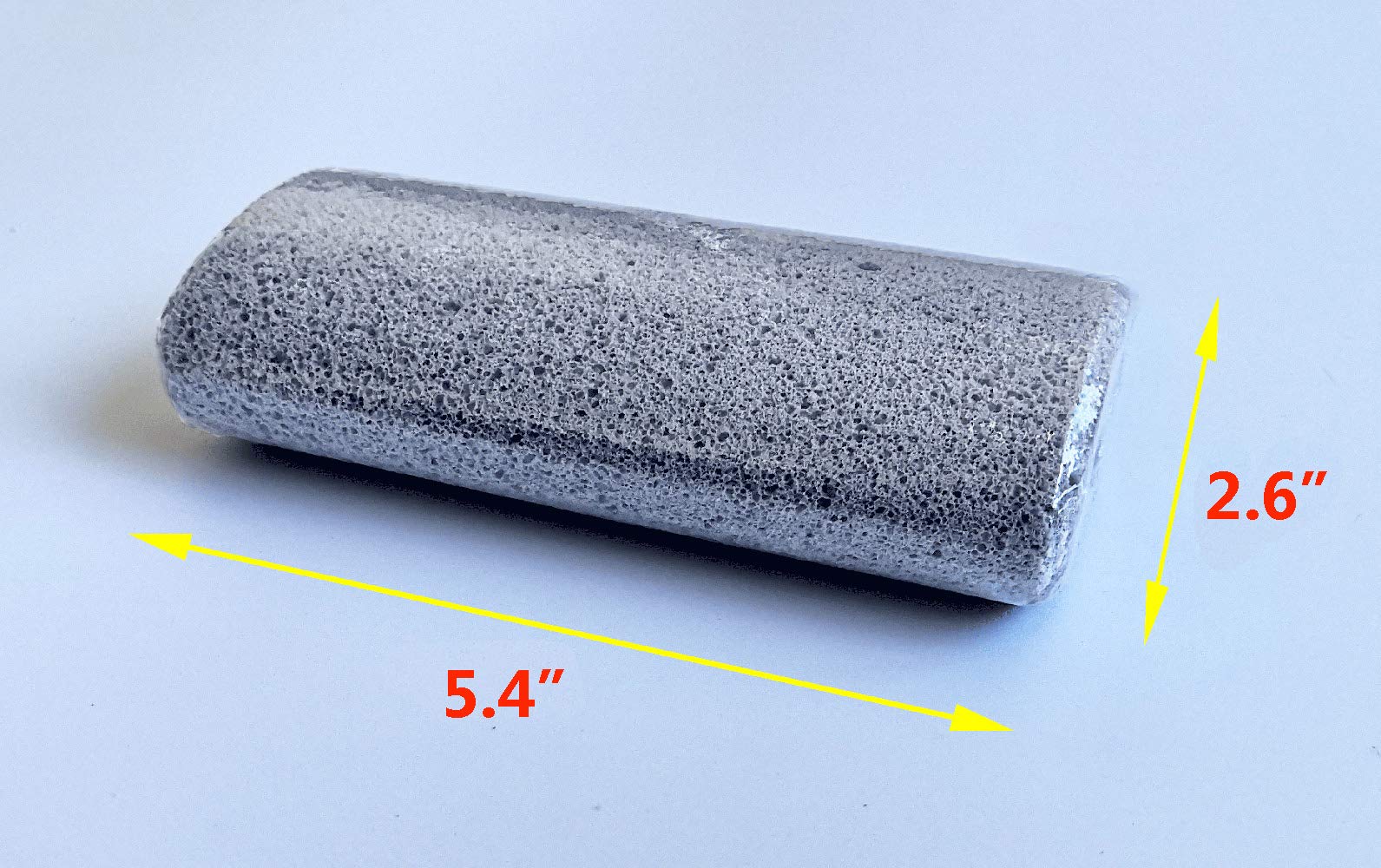 BattleHymn grey stone on couch showing fur removal