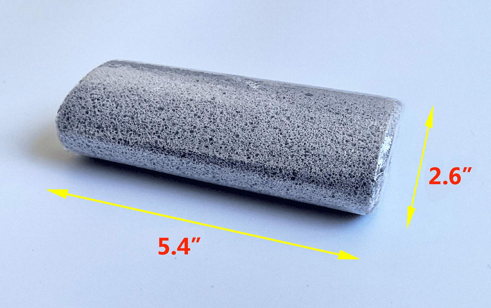 BattleHymn grey stone on couch showing fur removal