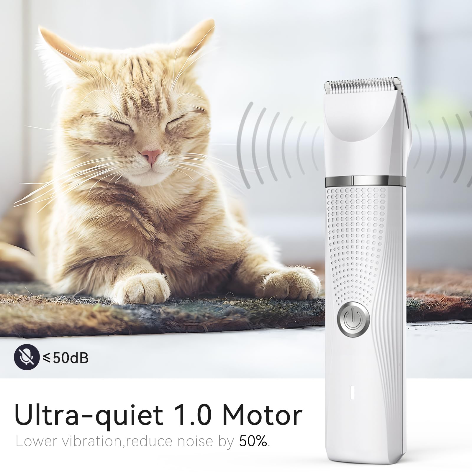 Bautrium cat grooming clippers kit narrow trimmer ideal for hard-to-reach areas