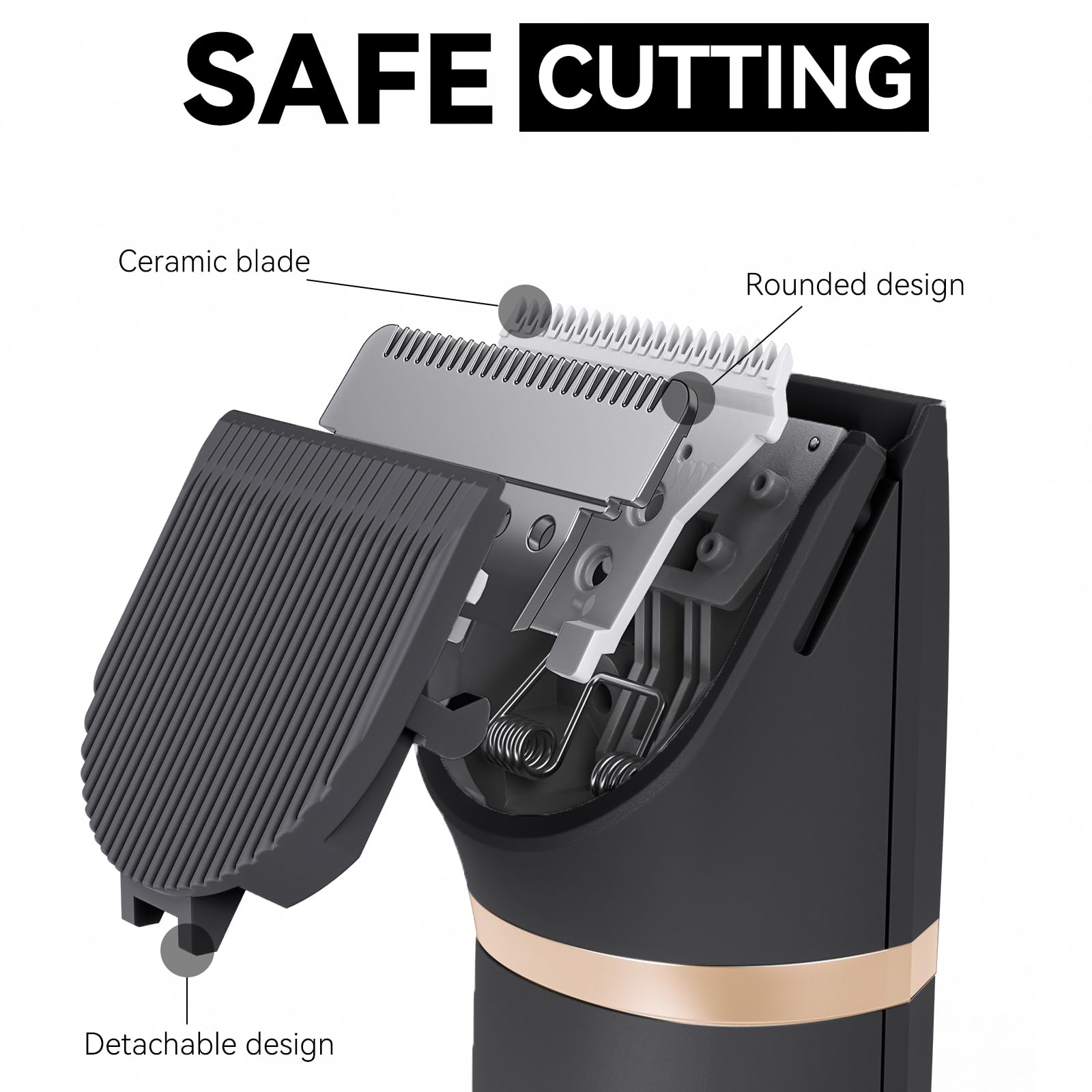 Bautrium stainless steel scissors and cleaning brush for durable care.