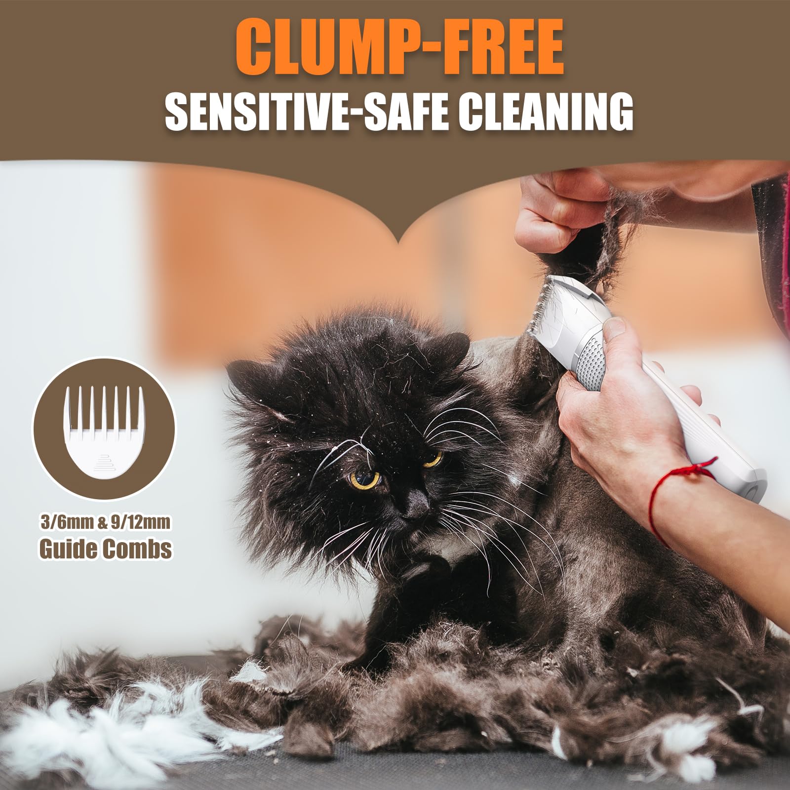 Bautrium ultra quiet cat clipper minimizes stress during grooming