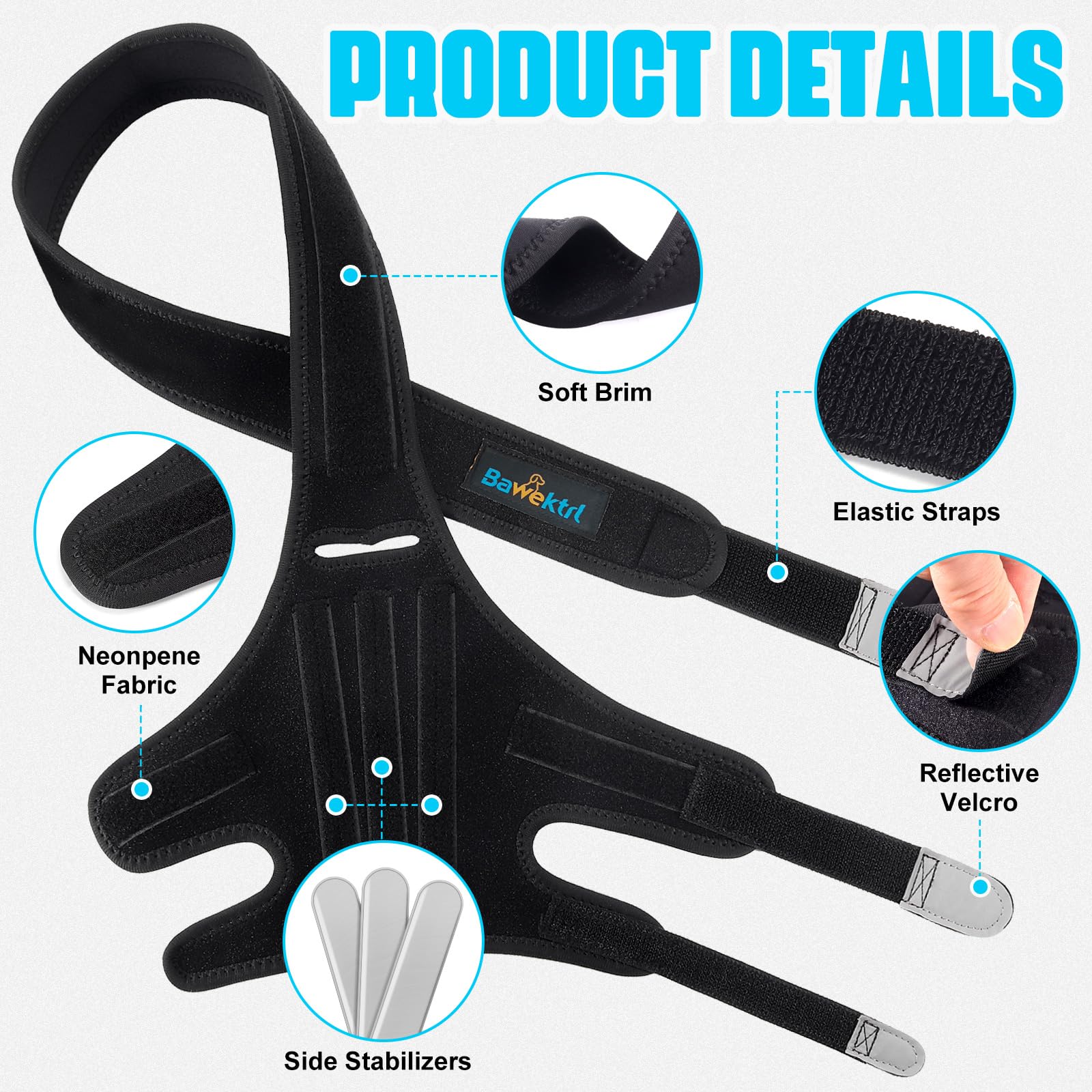 Bawektrl knee brace supports all four legs for versatile use.