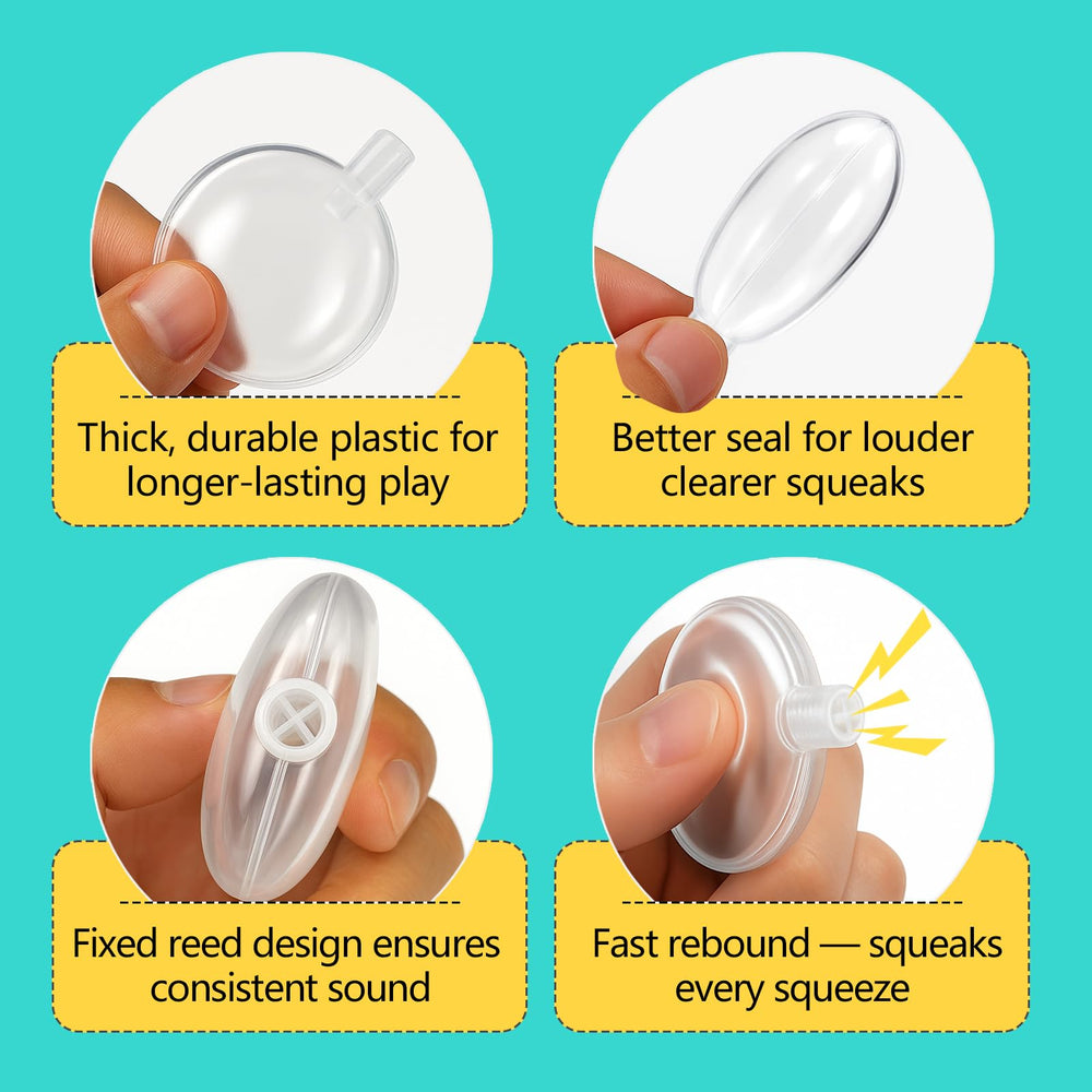 Durable construction of BBeary Squeakers designed for long-lasting play