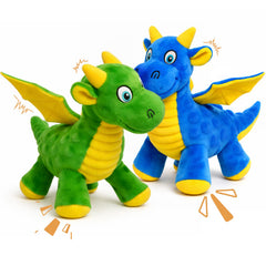 BBeary Squeaky Dragon Toy head-squeaker for interactive play and engagement