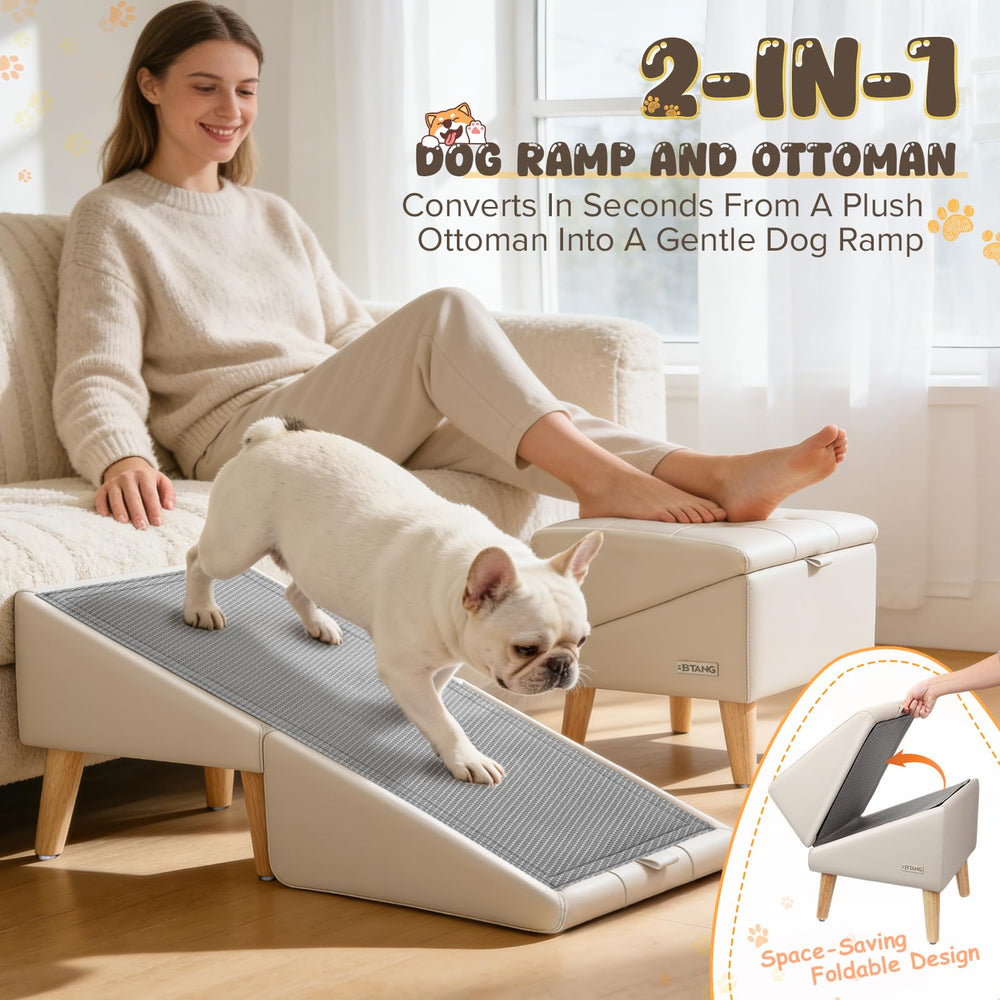 BBtang non-slip mats give secure paw grip on every step.