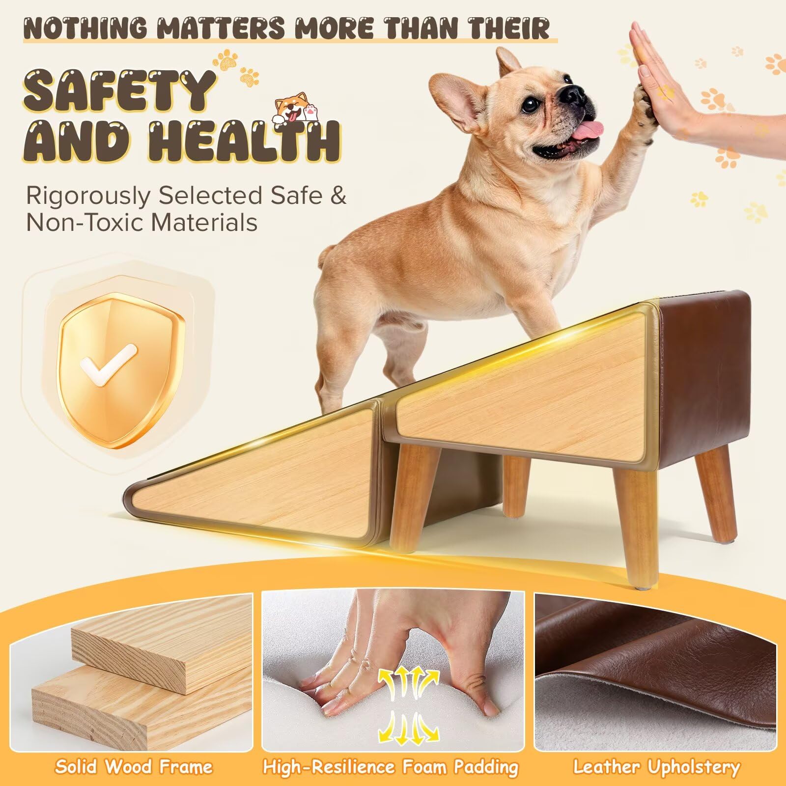 BBtang solid wood legs ensure unwavering stability during climbs