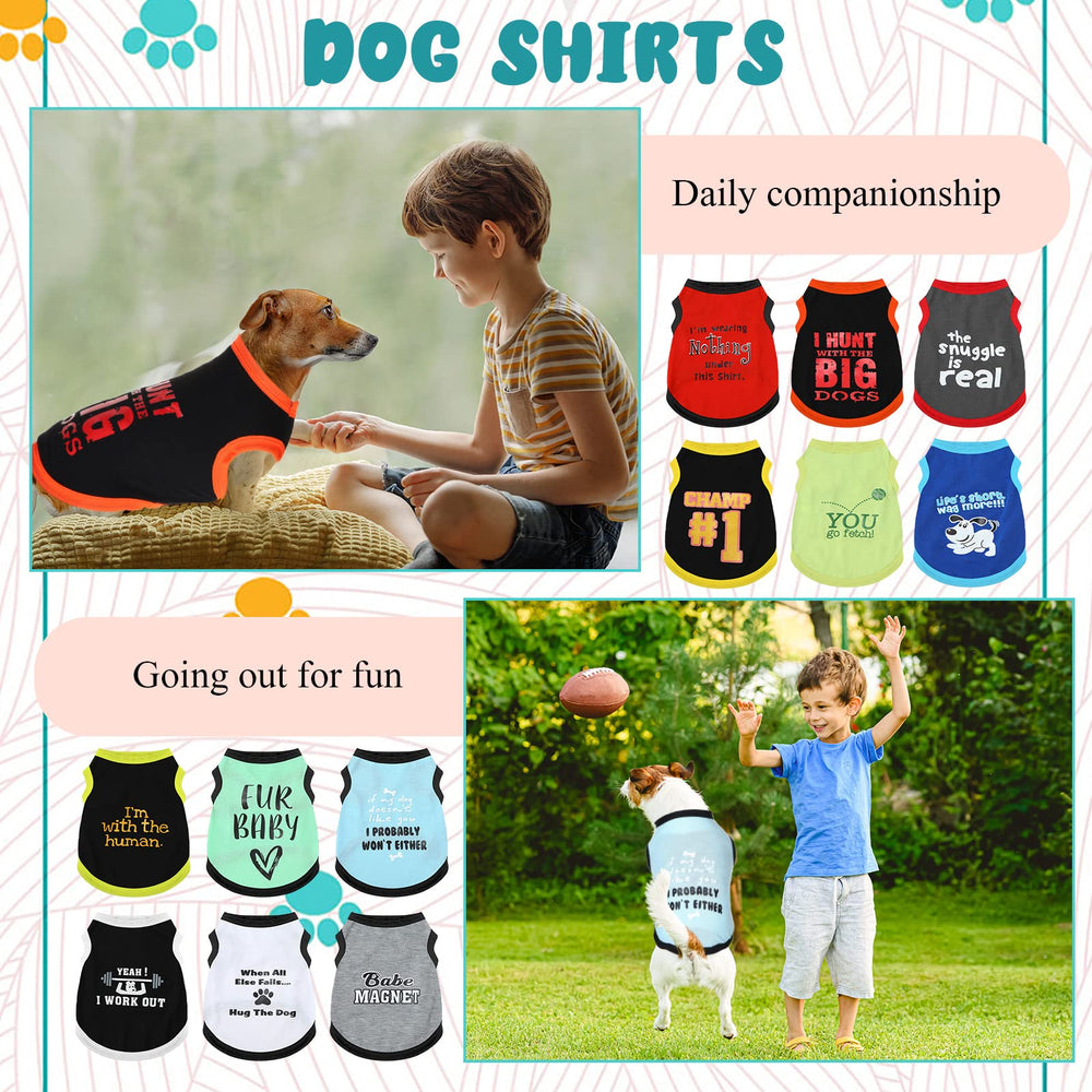 BBTO dog shirt pullover design makes dressing easy for pets