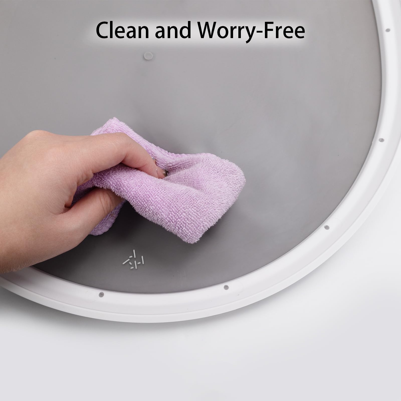BCHARYA waterproof design keeps paws dry and mat clean.