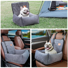 BCOCHAO booster-gray with storage pocket keeps essentials within reach.