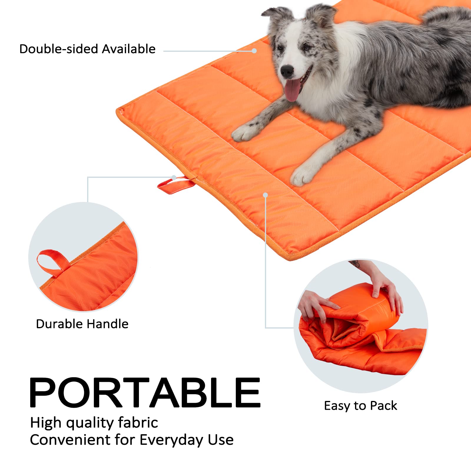 Crate-ready BDEUS bed lining for calm crates and resting