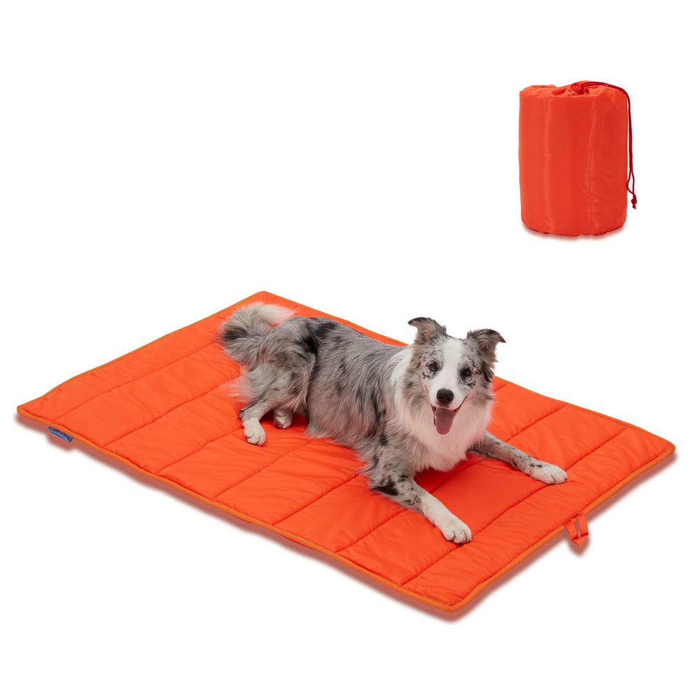 BDEUS Travel Dog Bed with waterproof exterior for outdoor adventures