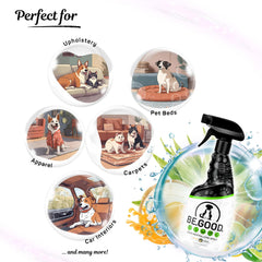 BE GOOD carpet spot-clean helps reduce odors at their source