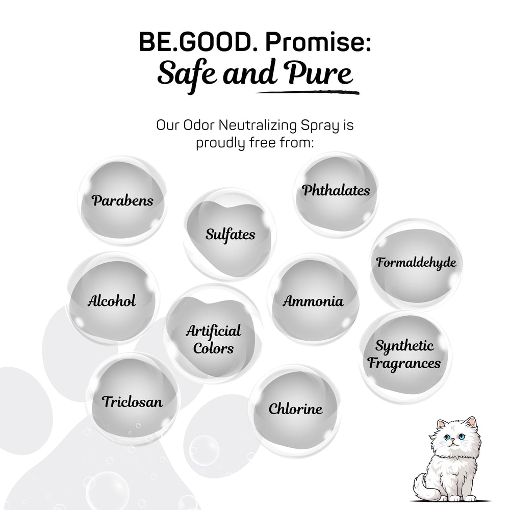 BE GOOD couch and furniture refresh with a light citrus aroma