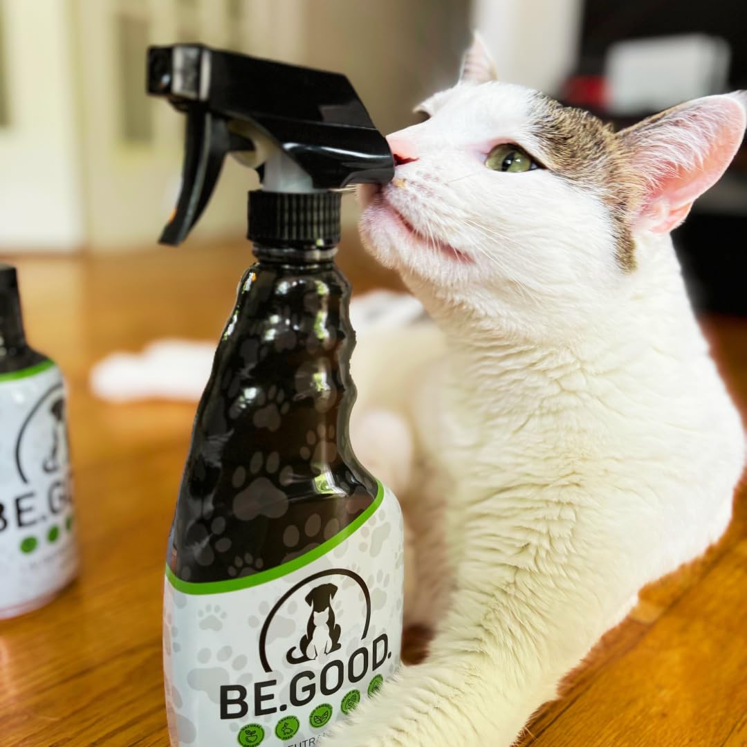 BE GOOD pet bed treatment freshens soft surfaces where pets rest