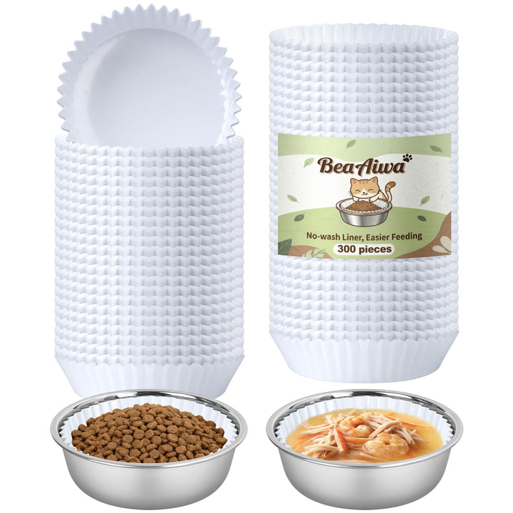 BeaAiwa bulk liner pack for quick, clean cat meals.