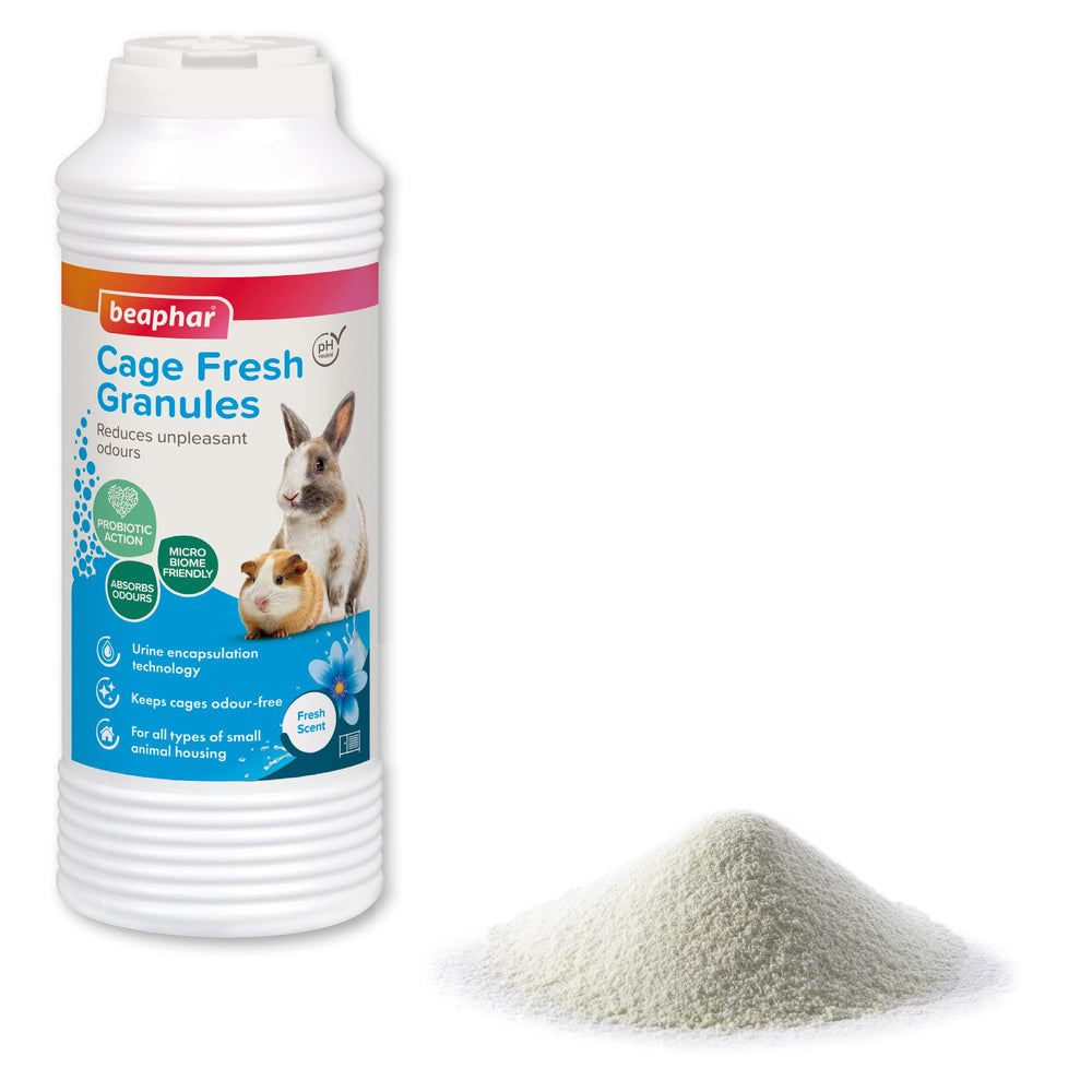 Beaphar Cage Fresh Granules suitable for indoor and outdoor hutches.