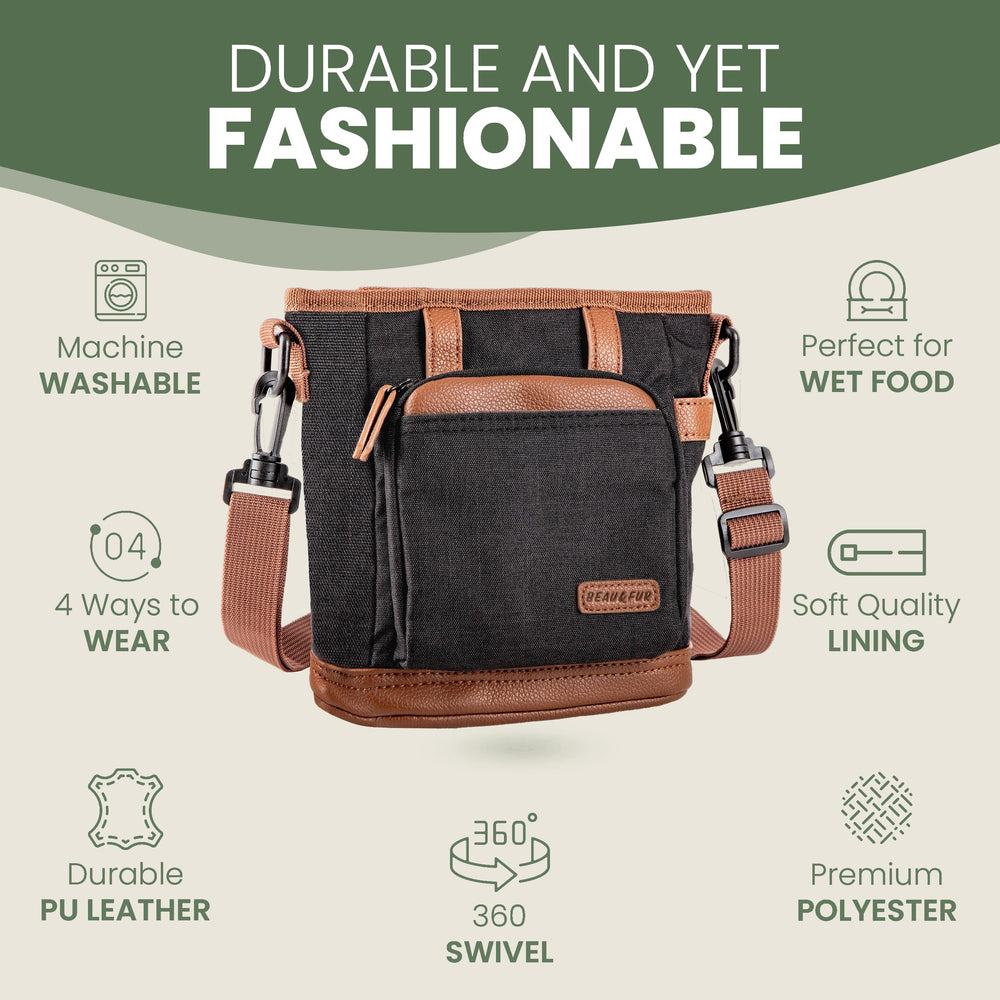 BEAU&FUR training pouch built-in dispenser for quick treats