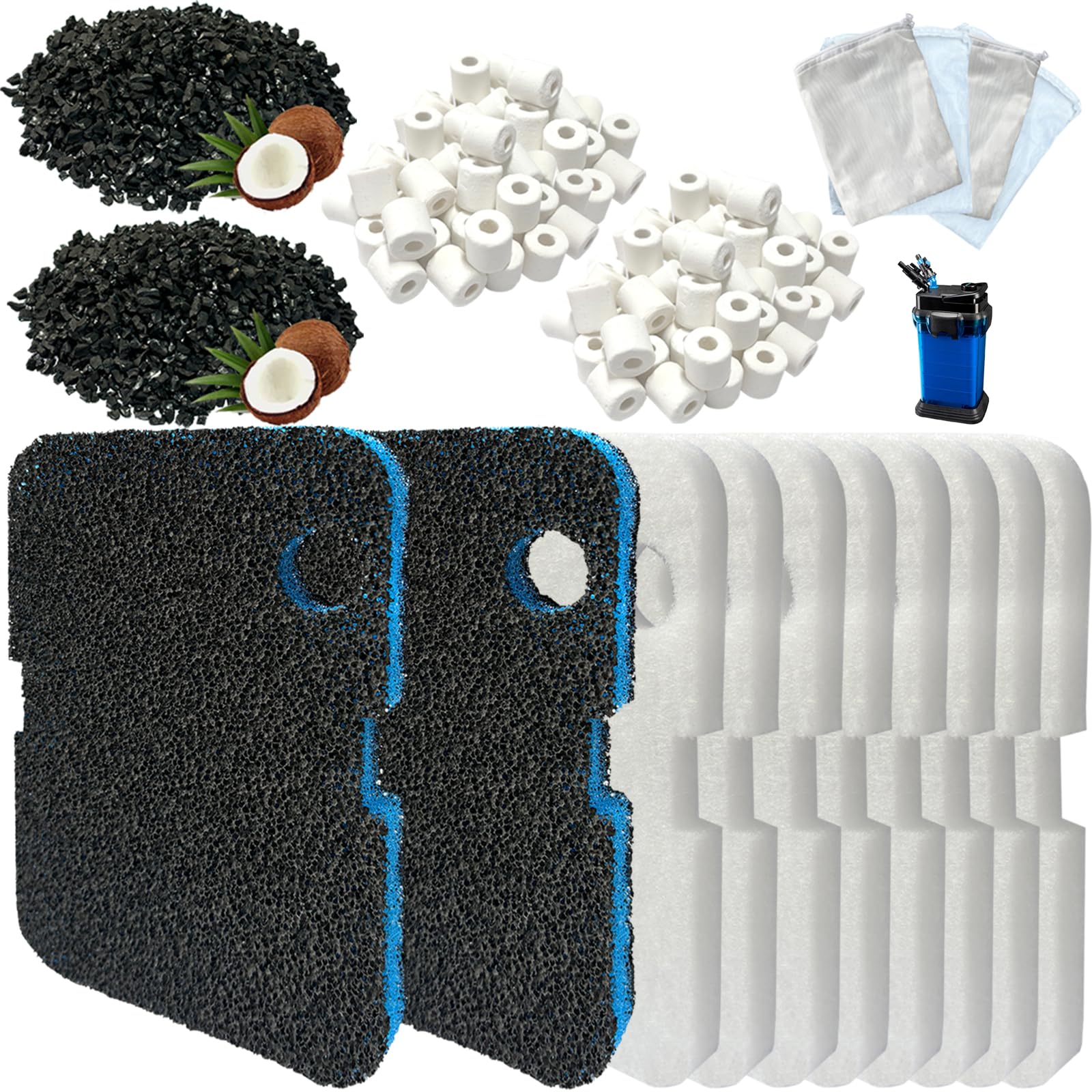 Beaufan 18-pack filter media pack designed for Cascade canisters improves filtration options