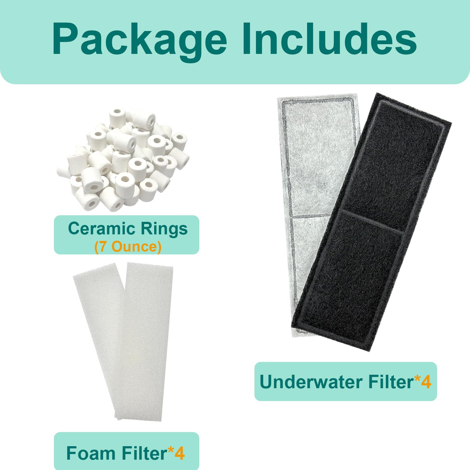 Beaufan ceramic ring supports biological filtration in your tank