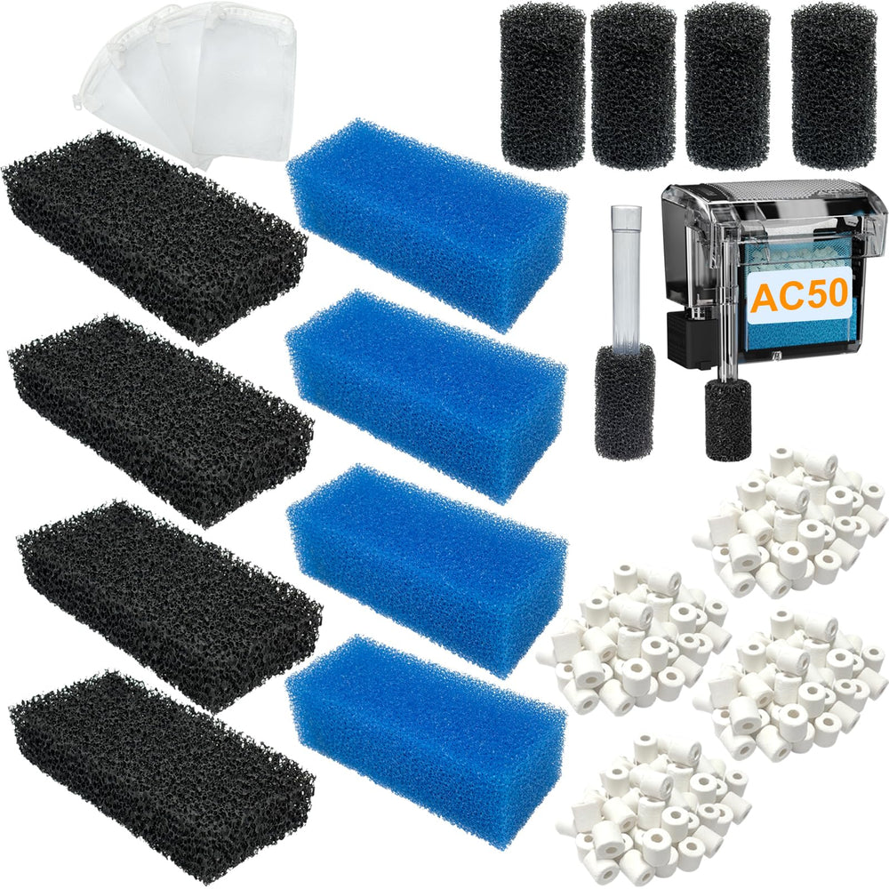 Beaufan aquarium foam filters for AC50 improve mechanical filtration