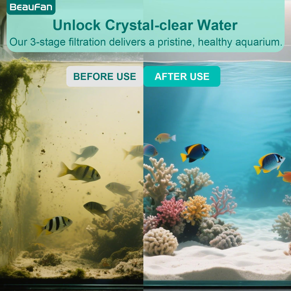 Beaufan aquarium media kit mesh bags for easy media organization.
