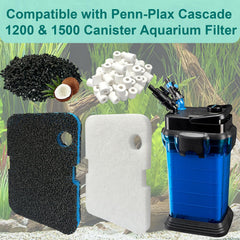 Beaufan bio sponge filter pair promotes biological filtration for healthy fish