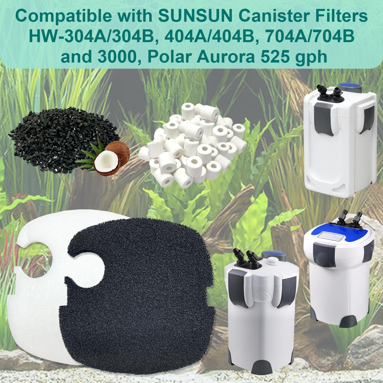 Beaufan carbon filter pads delivering improved filtration and steady flow through canister systems.