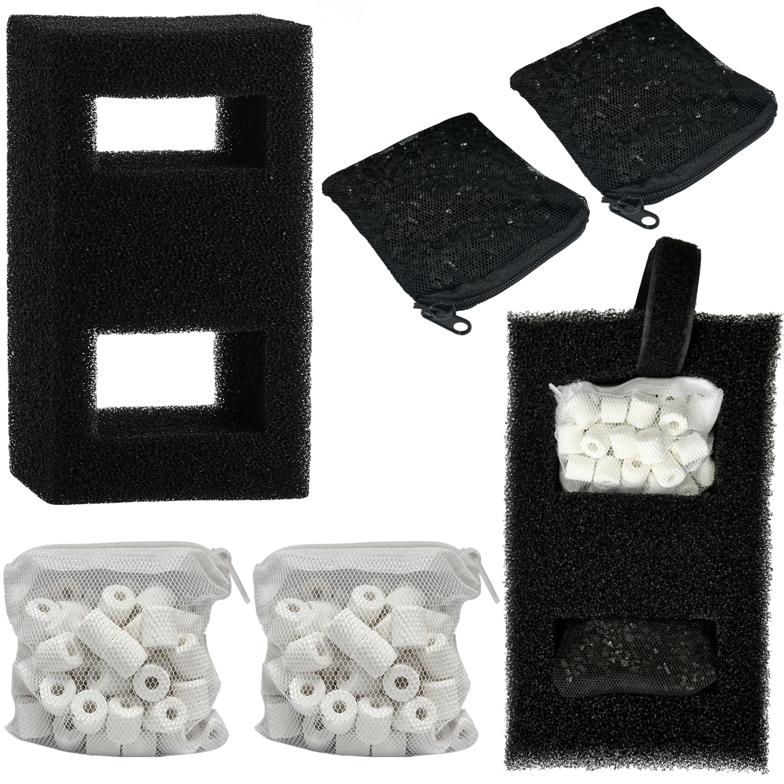 Beaufan carbon filter refills improve odor control for desktop aquariums.