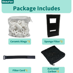 Beaufan ceramic rings boost biological filtration for stable tanks.