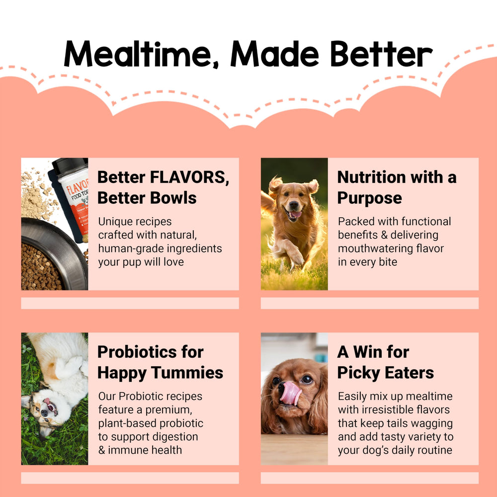 Beaumont Basics Flavors Simple Mix Topper blends easily with kibble.