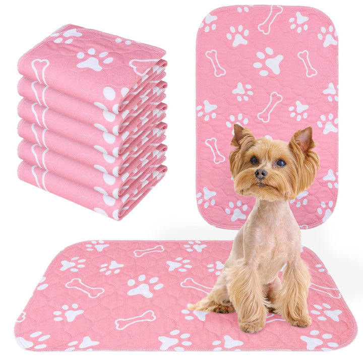 BEAUTYZOO 6-pack pee pads ready for reuse and quick replacement.