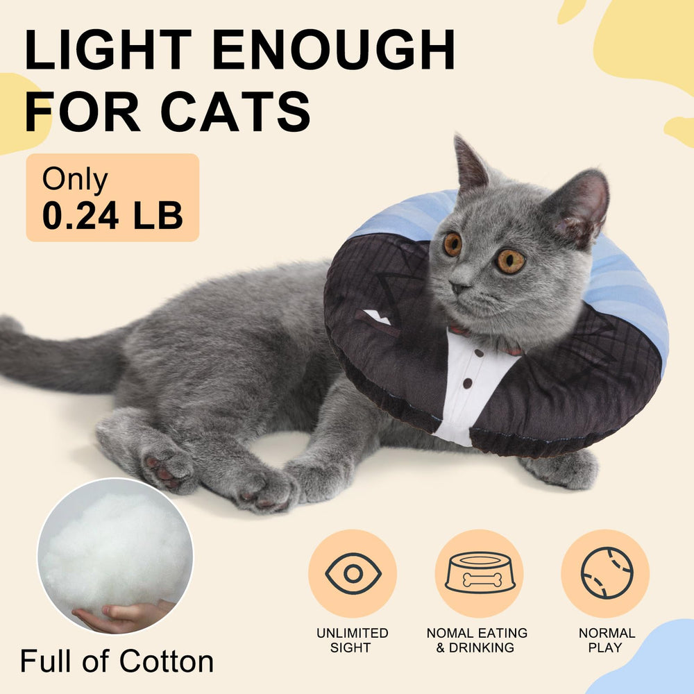 BEAUTYZOO cat cone collar, no inflation and easy to clean.