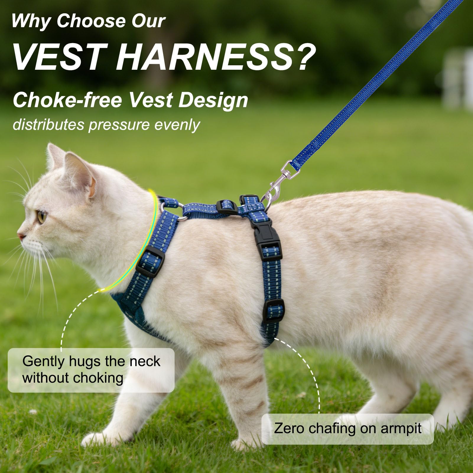 BEAUTYZOO escape-proof harness with five adjustment sliders