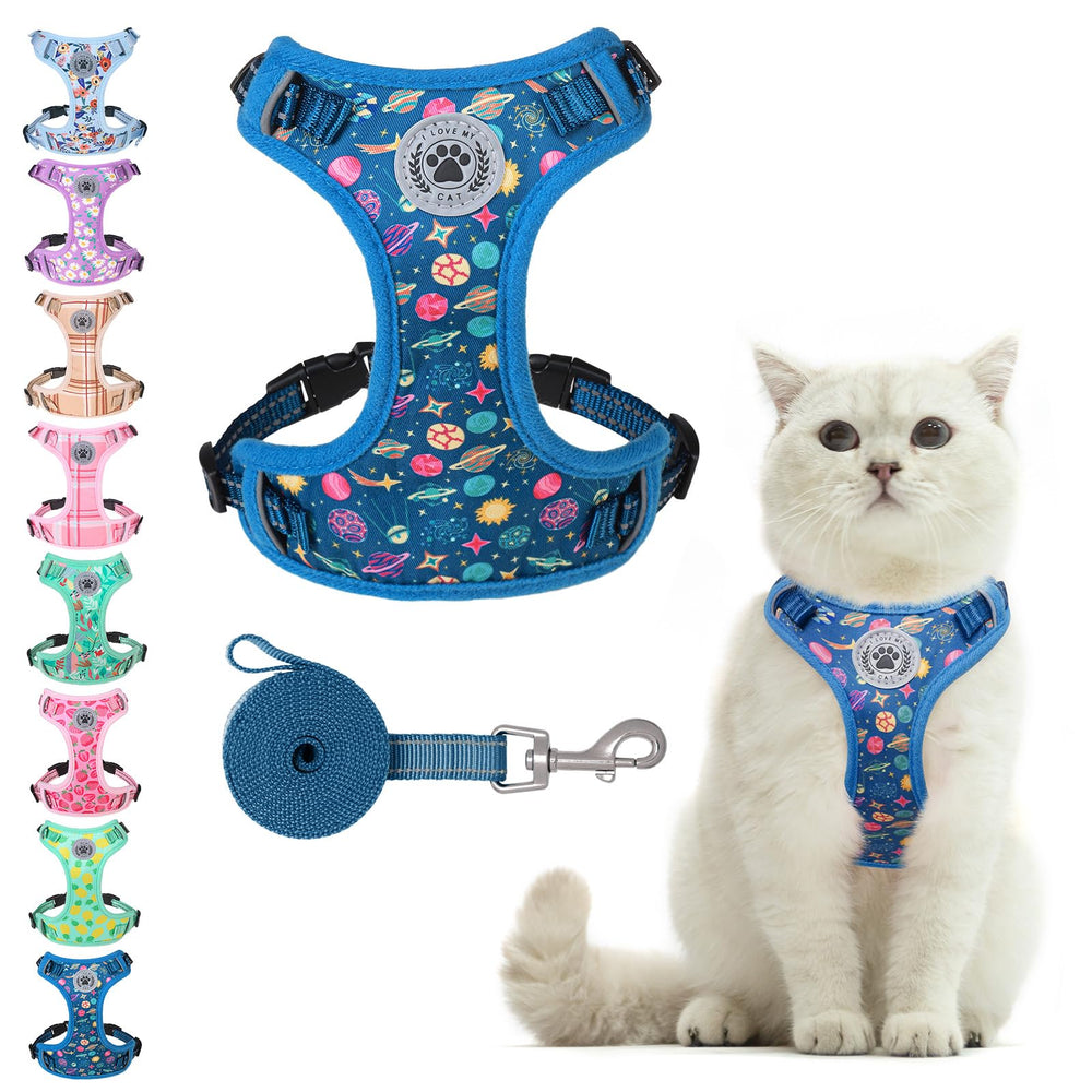 BEAUTYZOO cat harness with overhead design for easy wearing