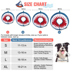 BEAUTYZOO inflatable donut collar side view highlights lightweight design for relaxed wear