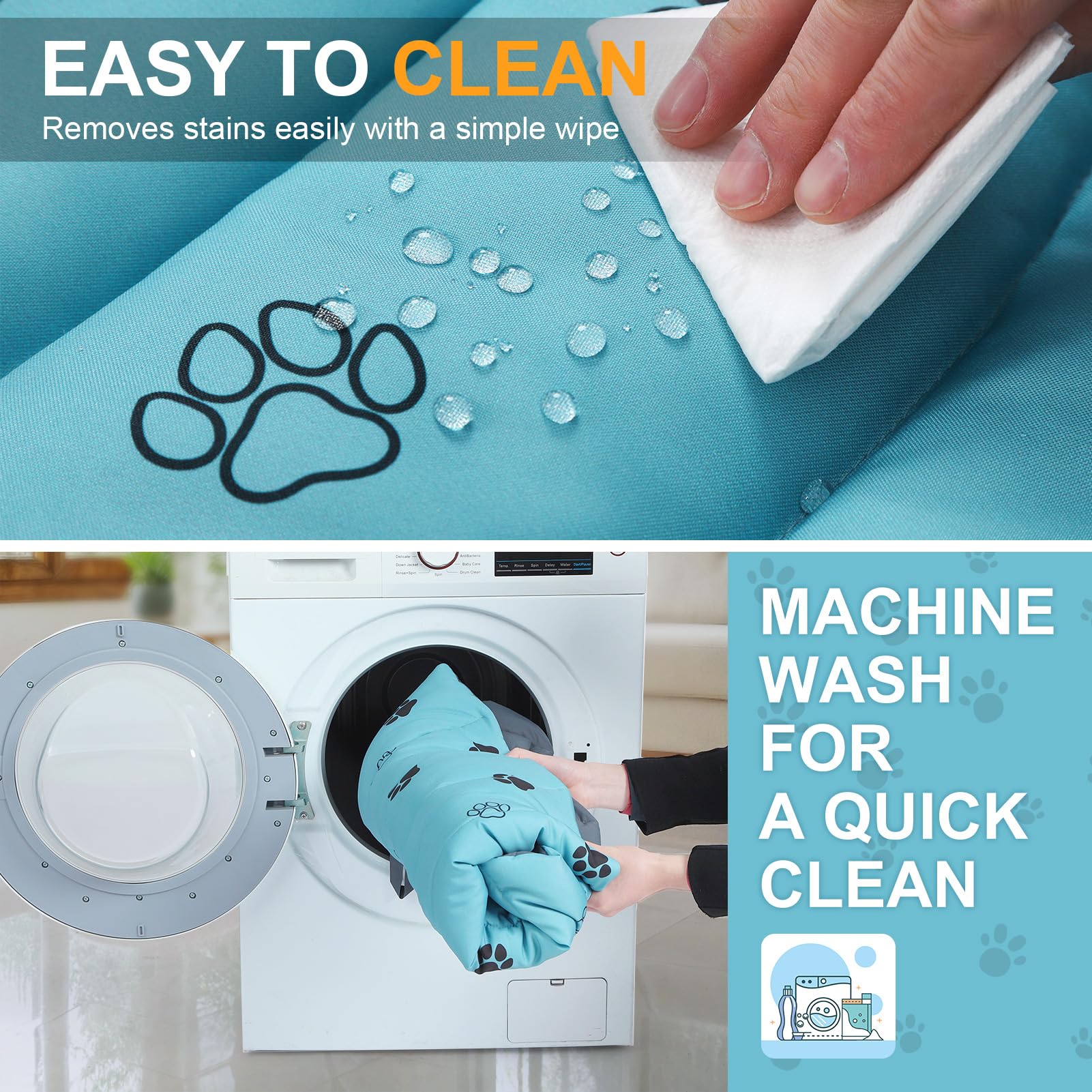 BEAUTYZOO include hanging loop for quick drying after outdoor use.
