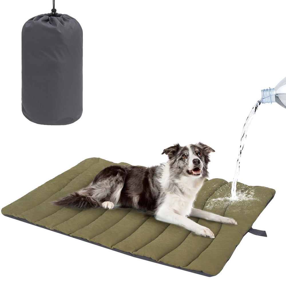 BEAUTYZOO Outdoor Dog Bed waterproof cover; easy to wipe clean after outdoor use.