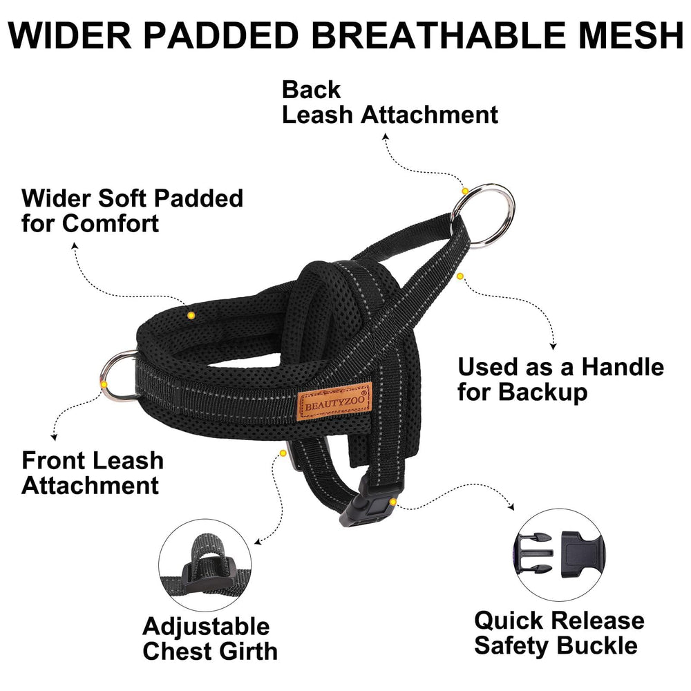 BEAUTYZOO reflective stitching increases visibility during evening walks.