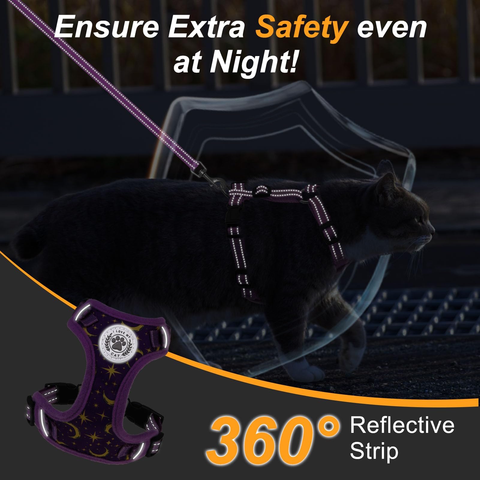 BEAUTYZOO reflective strips boost nighttime visibility for safer strolls