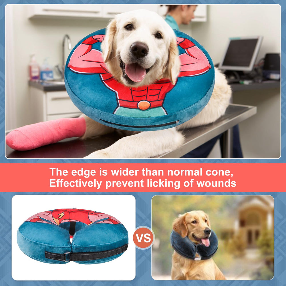 BEAUTYZOO soft-donut-collar-material provides gentle neck support