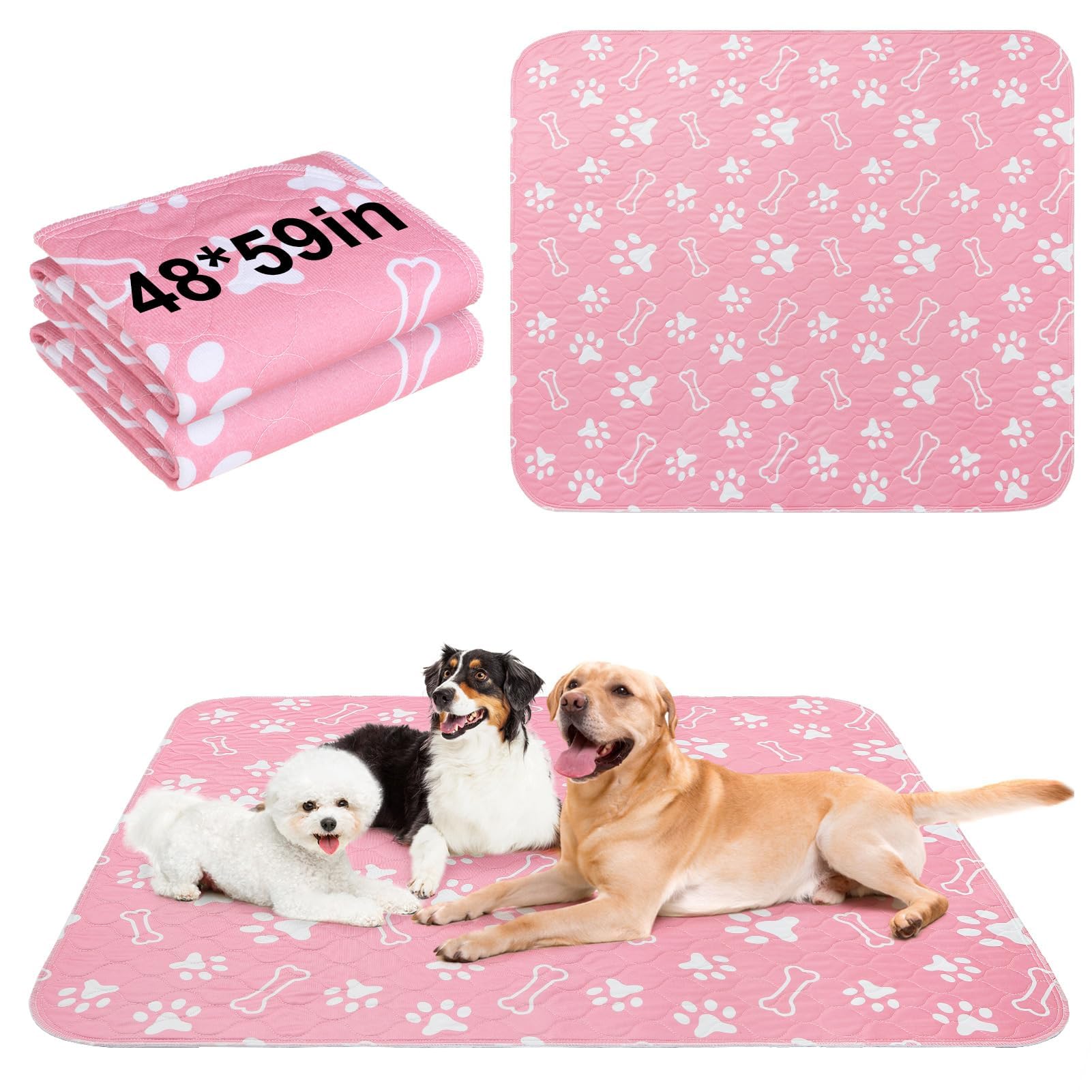 BEAUTYZOO washable pee pads closeup absorbent layer for quick moisture uptake