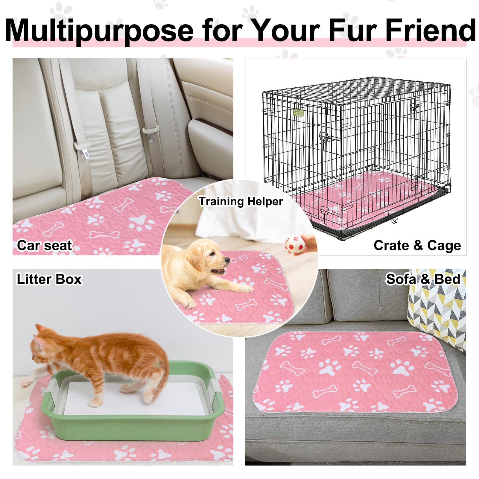 BEAUTYZOO pads with triple-stitched edges for long-lasting durability