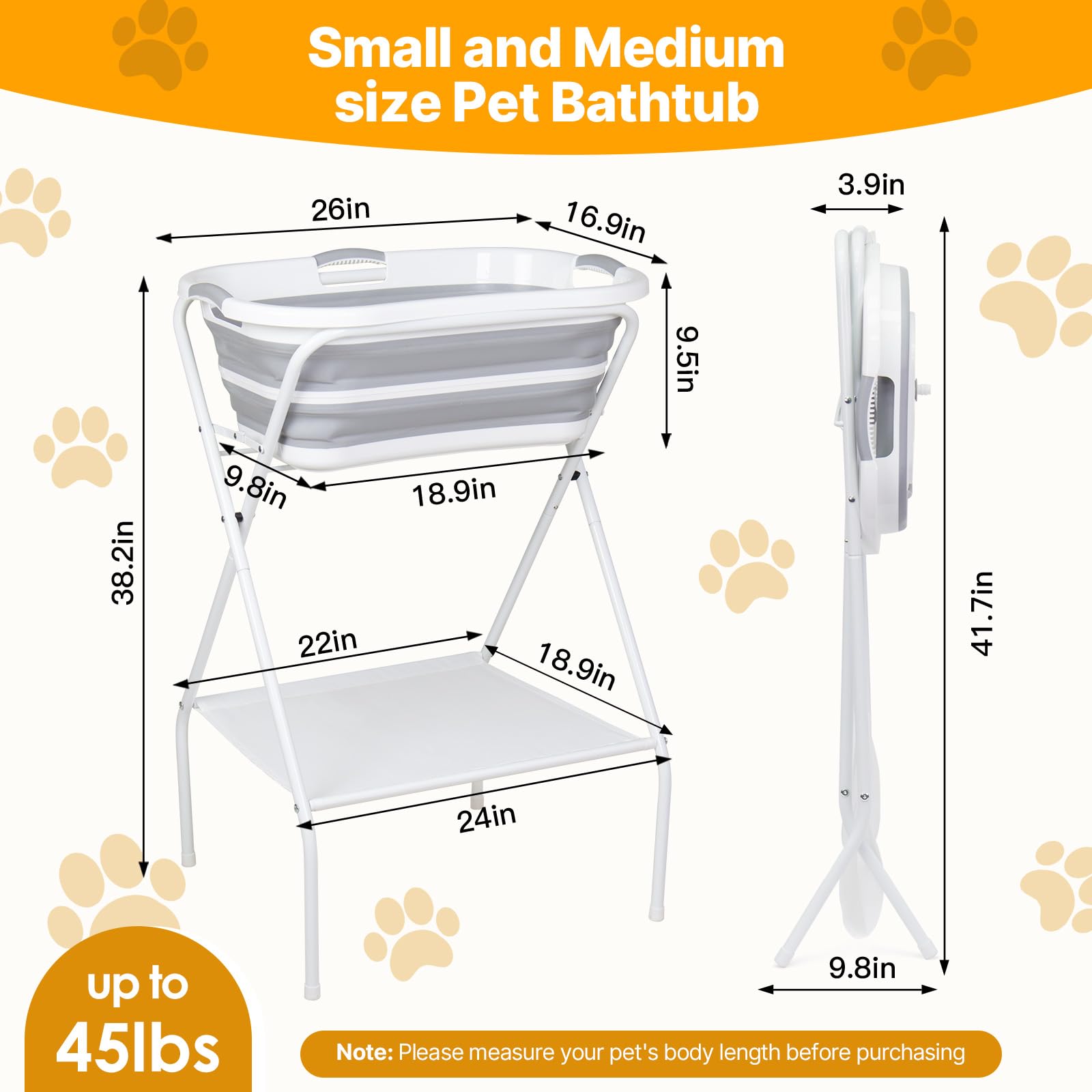 BEBEROAD PETS multipurpose bath station for bathing and grooming