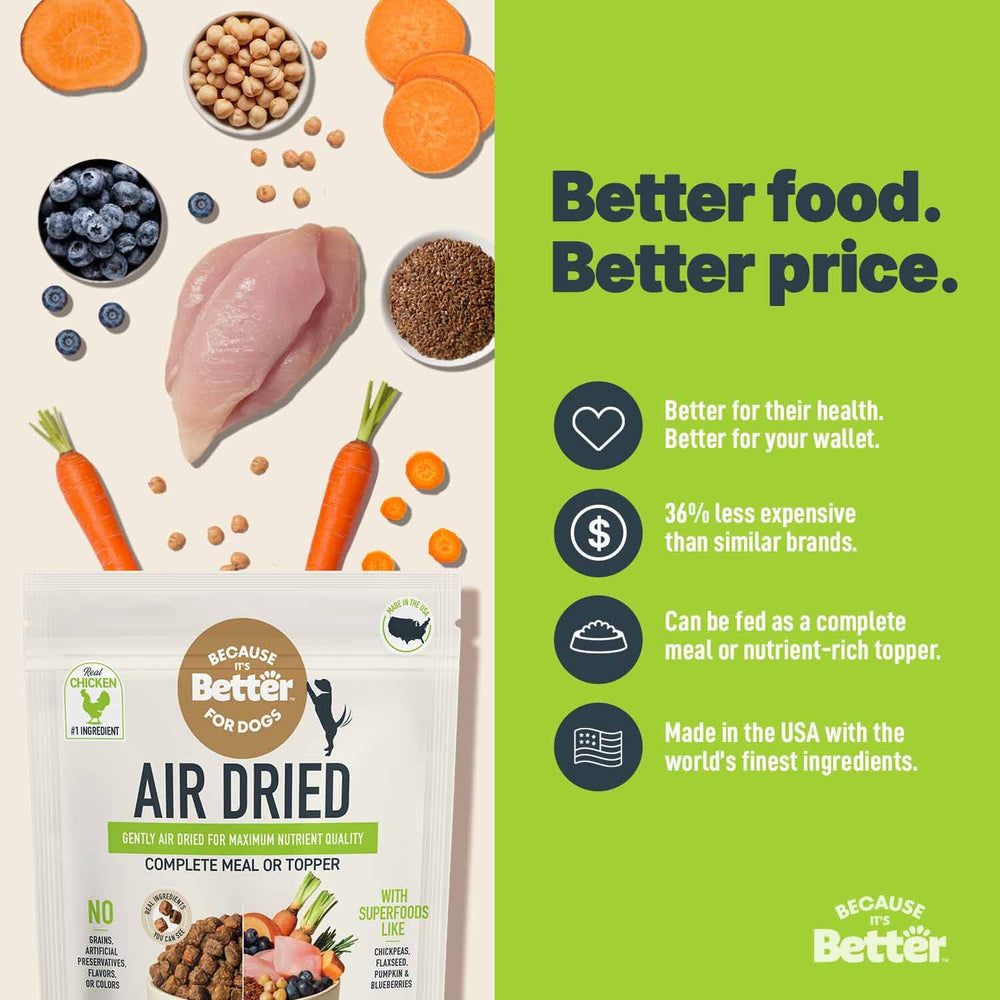 Because It’s Better pantry-ready bag communicates convenient shelf-stable storage.