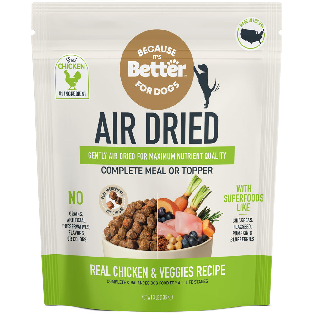 Because It’s Better slow-baked bites closeup showing tender texture dogs love for mealtime.