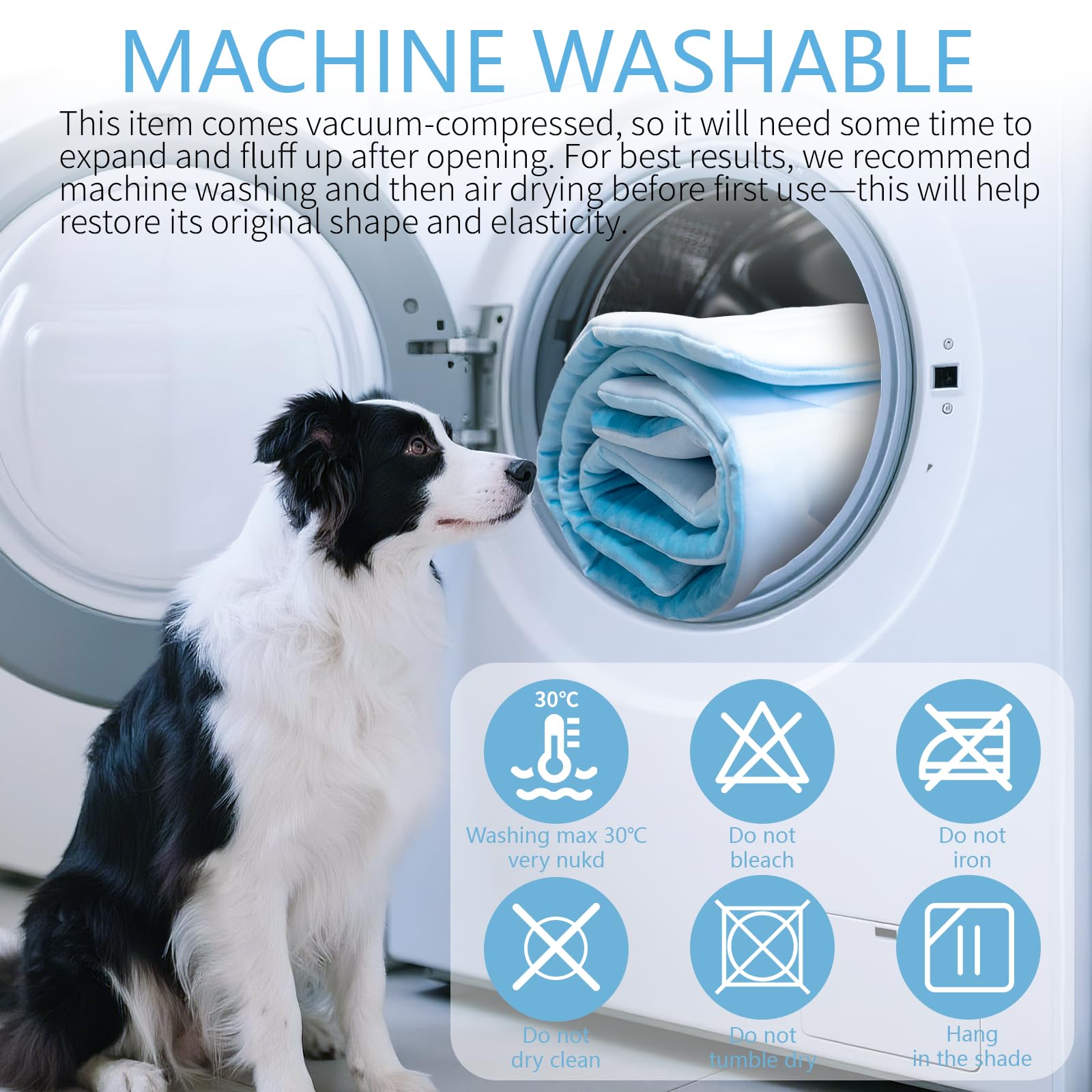 BECEMURU thick 70-percent mat design offers enhanced support for pets.