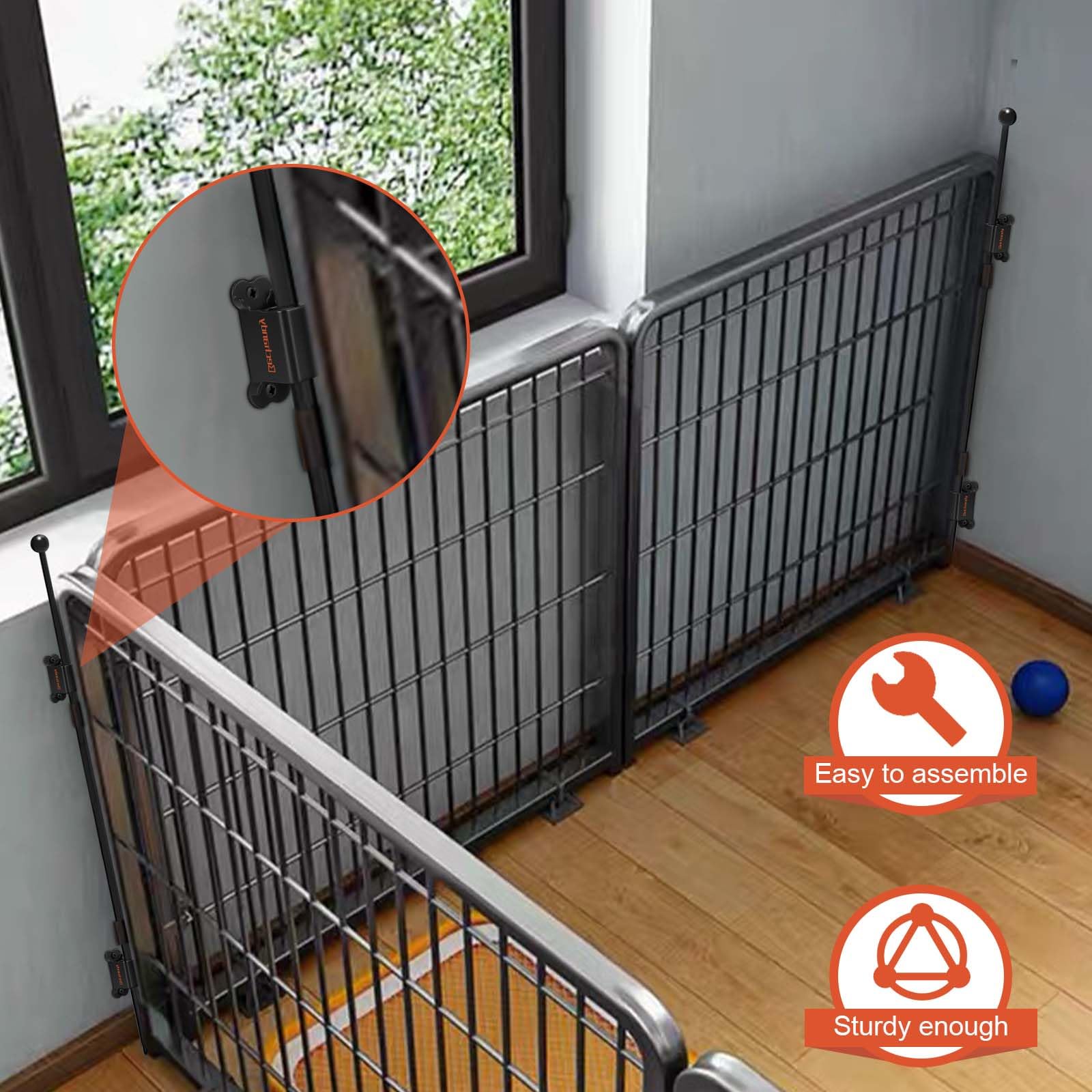 Bechandy 4Pack anchors enable easy and portable installation