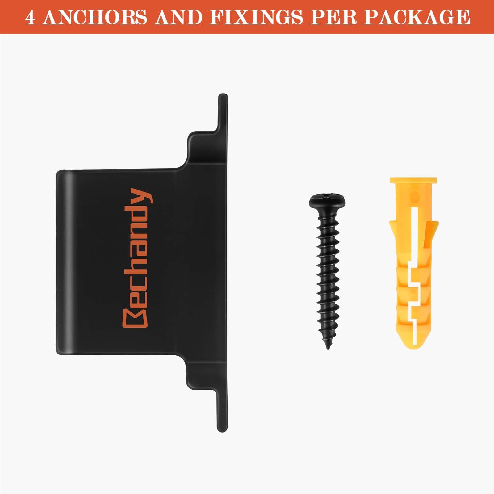 Bechandy anchors withstand outdoor use in a garden setting