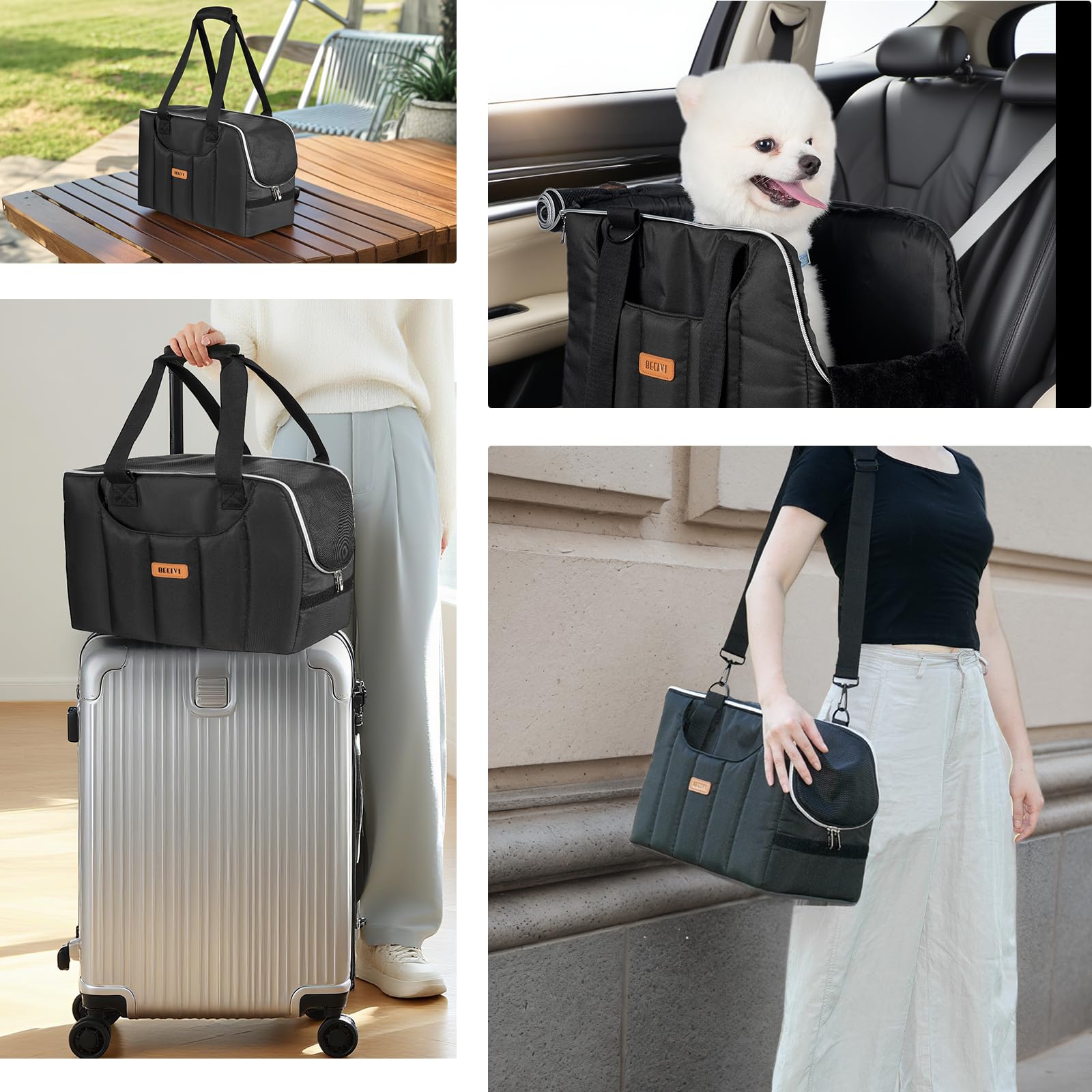 Becivi urban-elegance pet bag designed for stylish outings